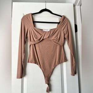 ASTR Tan Bodysuit